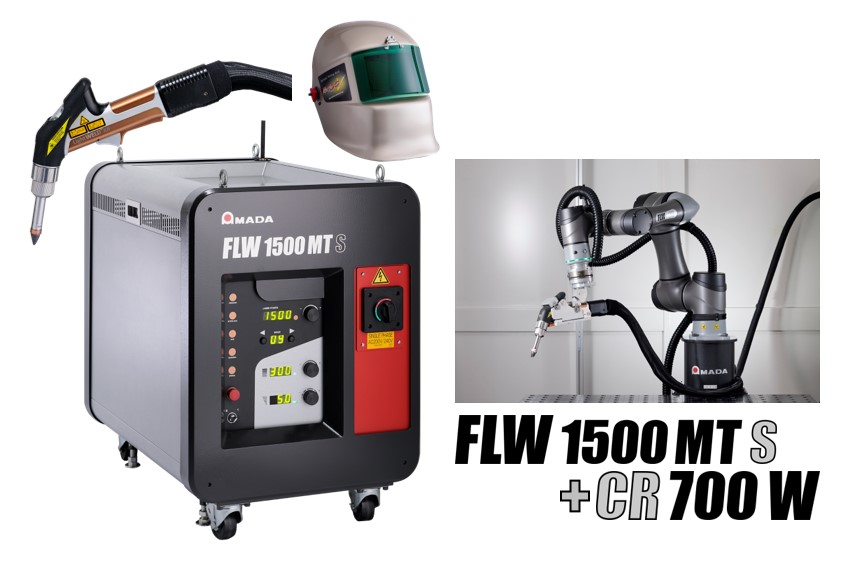 ハンディファイバーレーザ溶接機用協働ロボットシステム